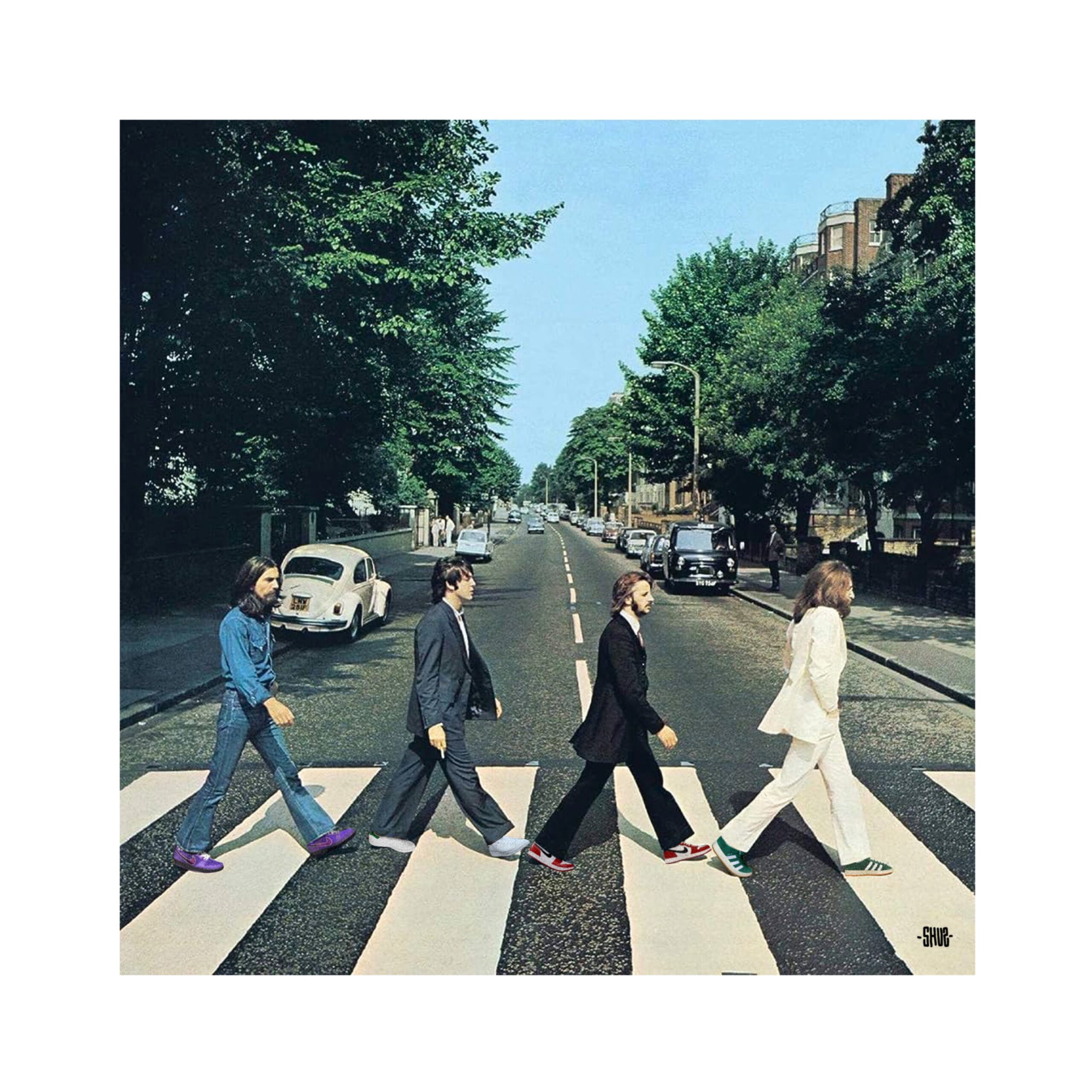 Beatles prints shuz