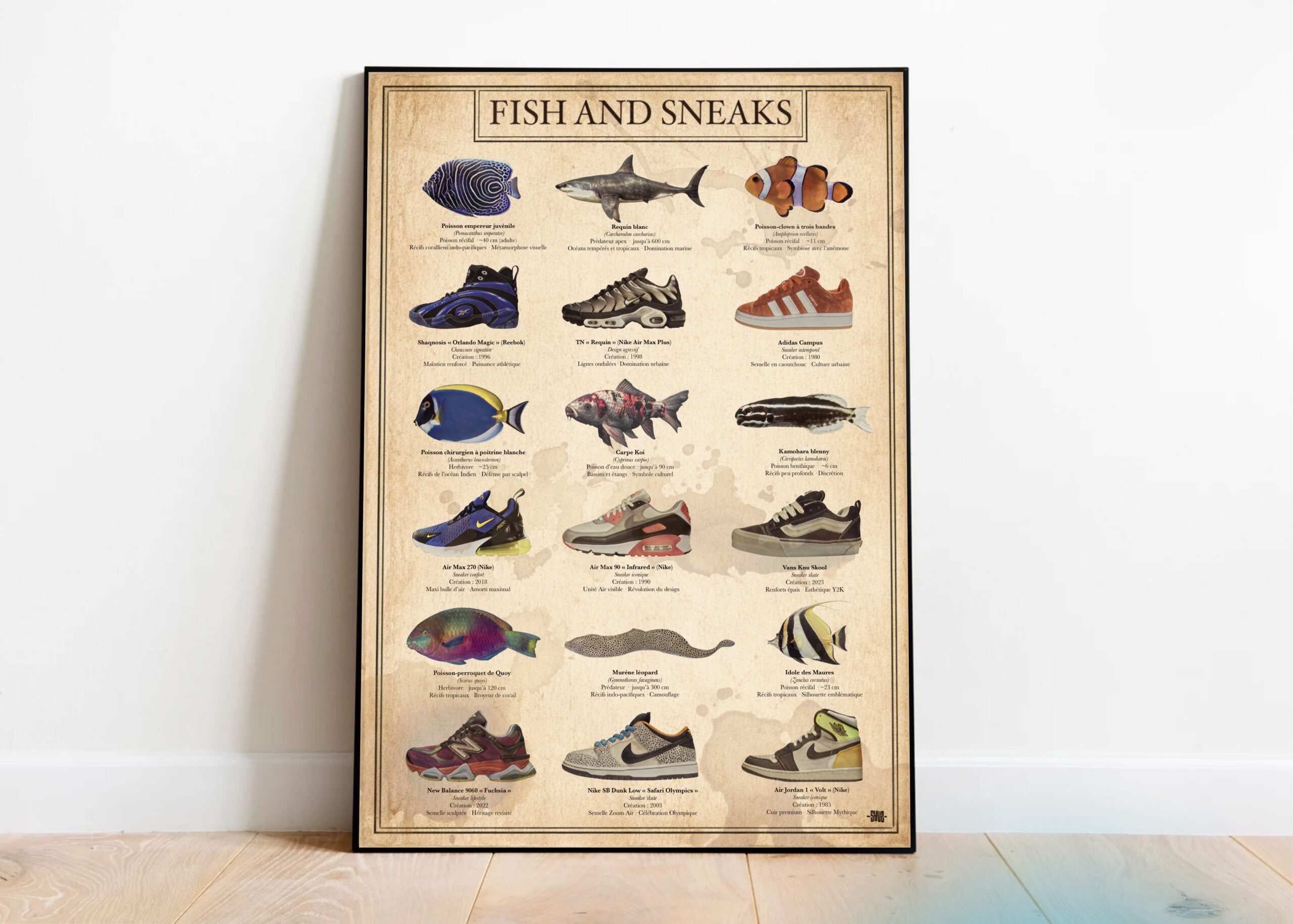 Fish and Sneaks : Tableau Scientifique – Image 2