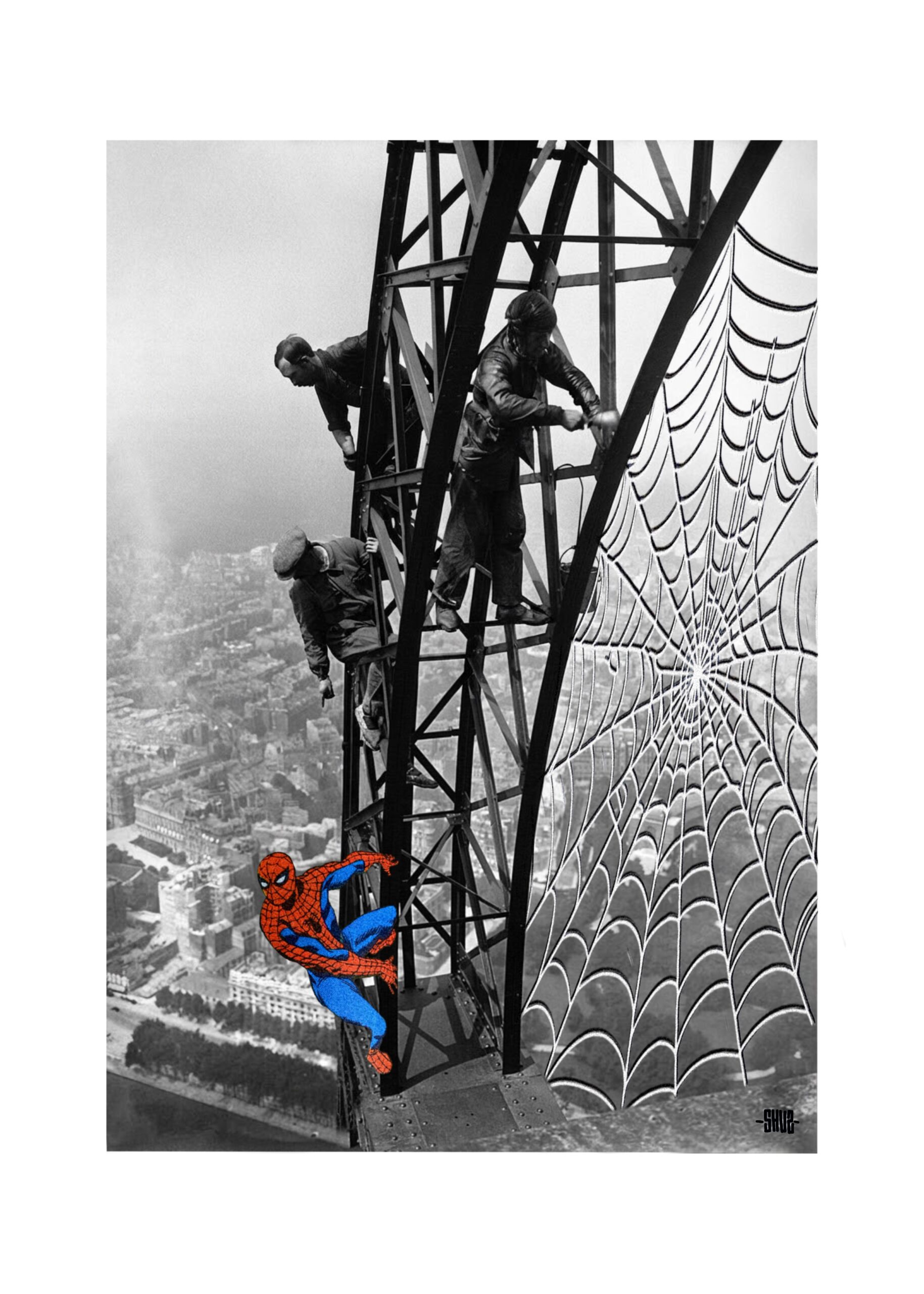 Spiderman en Vue (A4)
